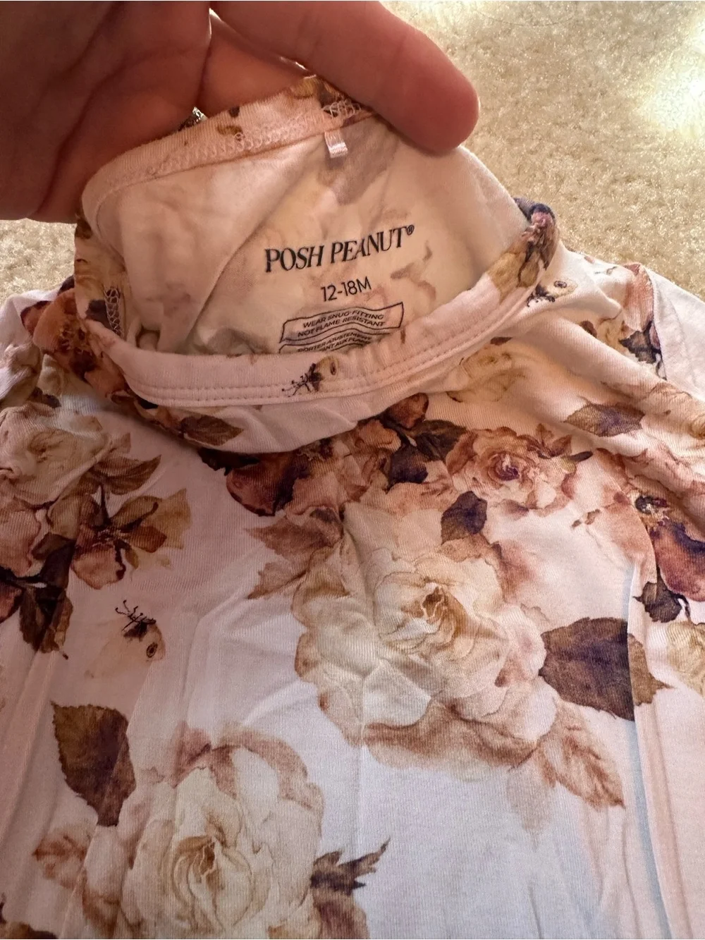Posh Peanut Reese Floral Long-Sleeve Pajama Set
